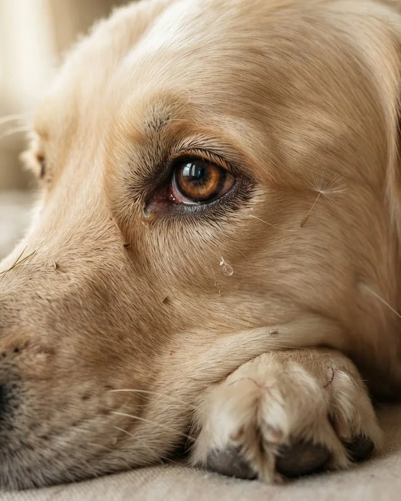 Close-up illustrating what a real dog eye infection is, and its five common impostors